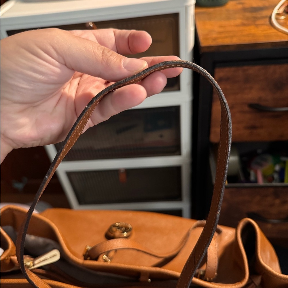 Michael Kors Tan Saffiano Leather Tote - Picture 8 of 8